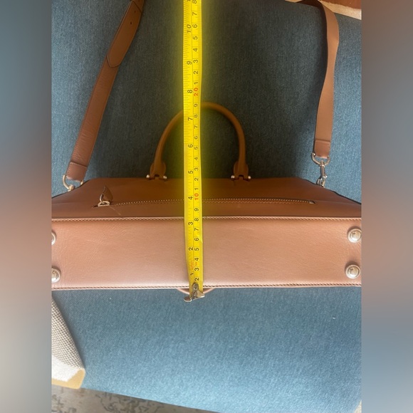 Cole Haan Tan Leather Briefcase - Picture 7 of 11